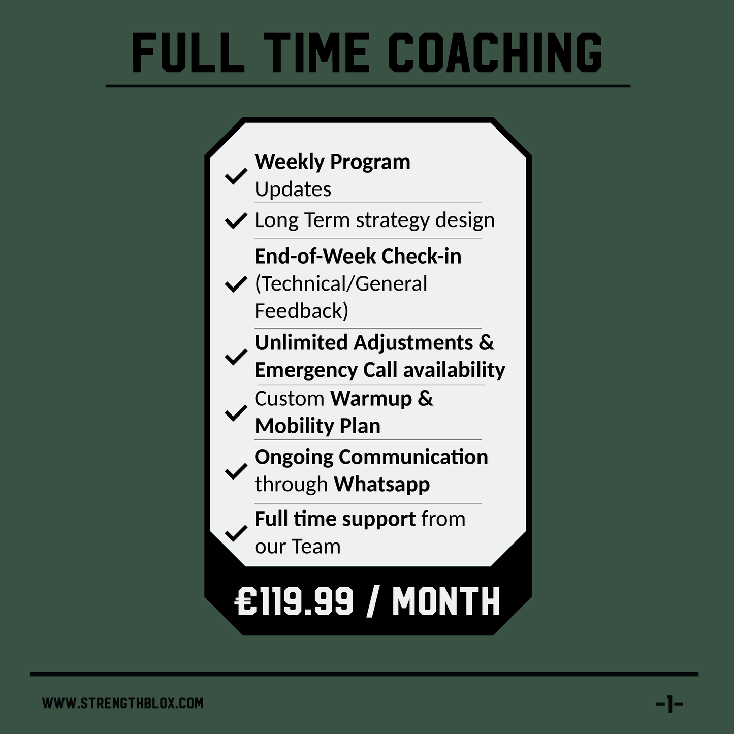 Full Time Coaching